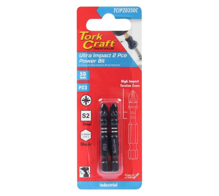Tork Craft TCIPZ0325C Pozi PZ3 Screwdriver Bit (25mm)