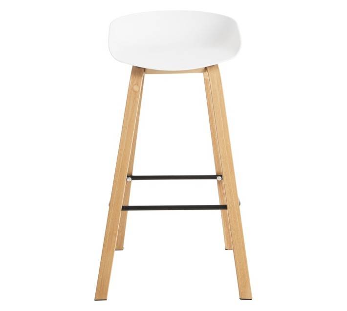 KC FURN BAR STOOL WALNUT WOOD