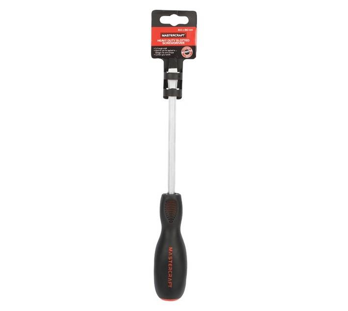 Mastercraft GSSD0015 Heavy Duty Slotted Impact Screwdriver (8 x 150mm)