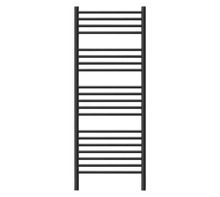Jeeves ZAD0620GR Classic D Heated Towel Rail - Black (118 x 620 x 1340mm)