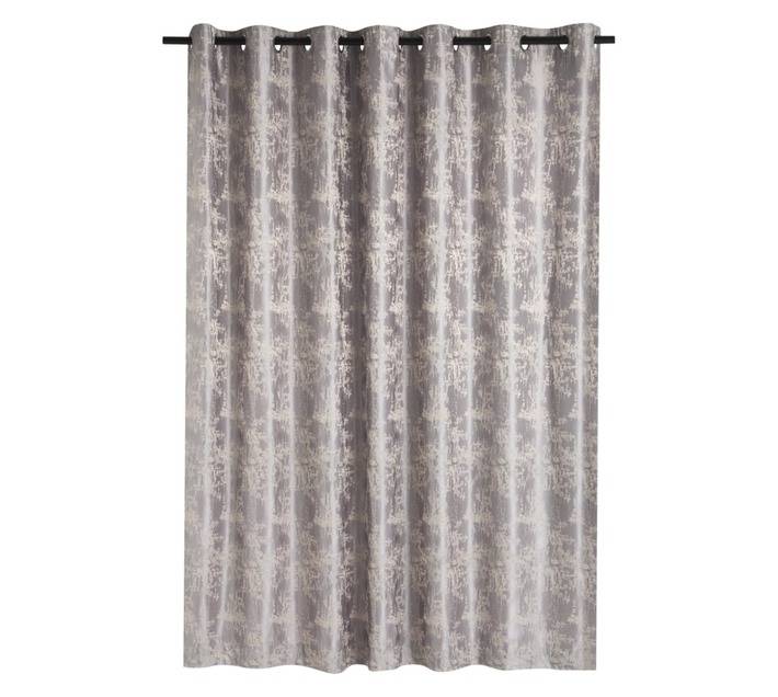 Design House Nandi Eyelet Curtain - Silver (2300 x 2230mm)