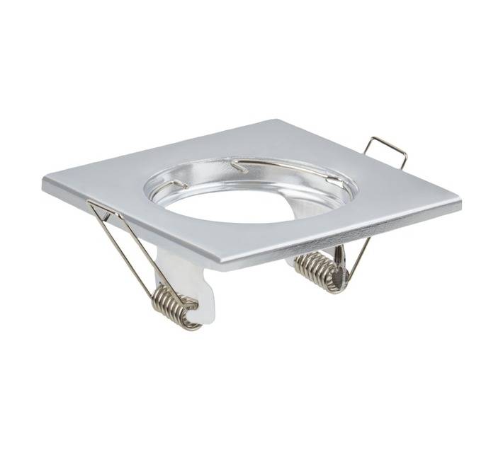 Lightworx GU10 SPOT-05-S-PC Fixture Square Downlight - Chrome