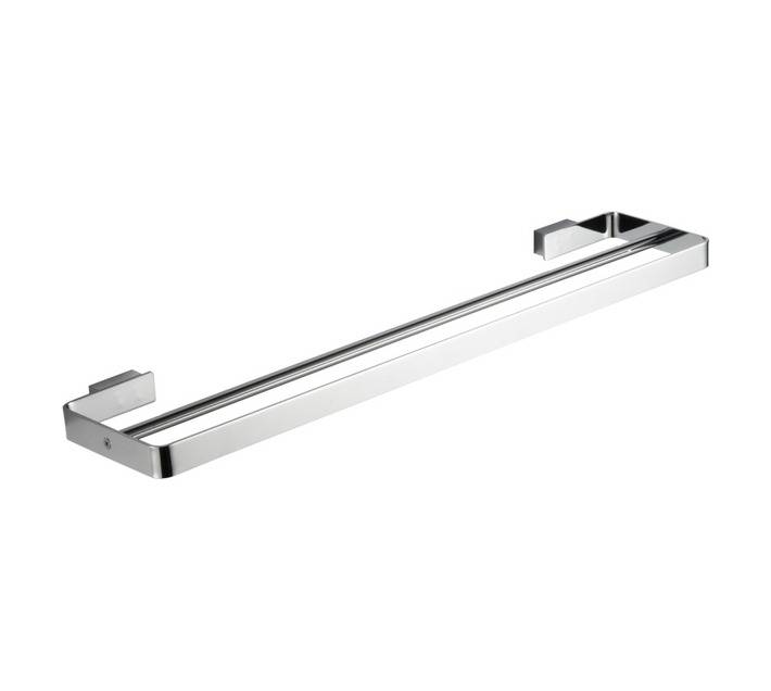 Lusso Ciano Double Towel Rail - Chrome (180 x 50 x 750mm)
