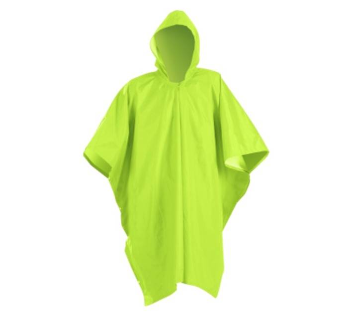Poncho Rubberized 1 Size Fits All - Lime