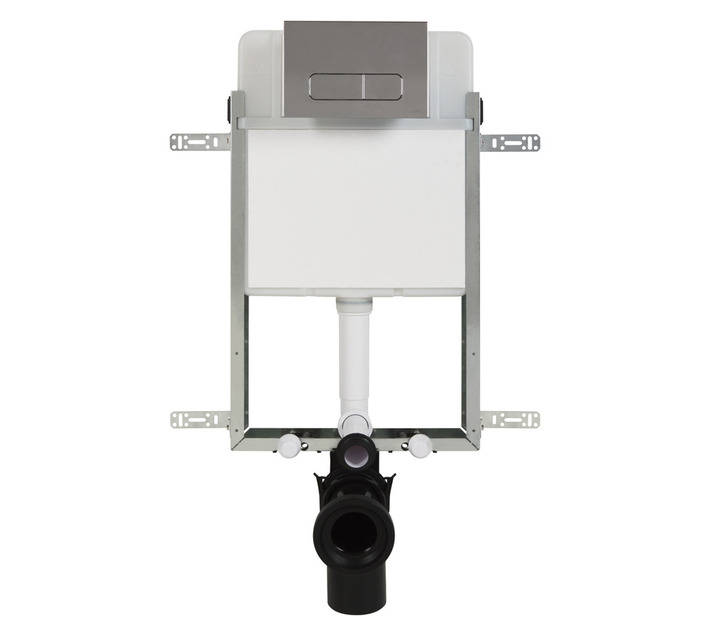 Lusso Concealed Cistern with Flush Plate - Chrome