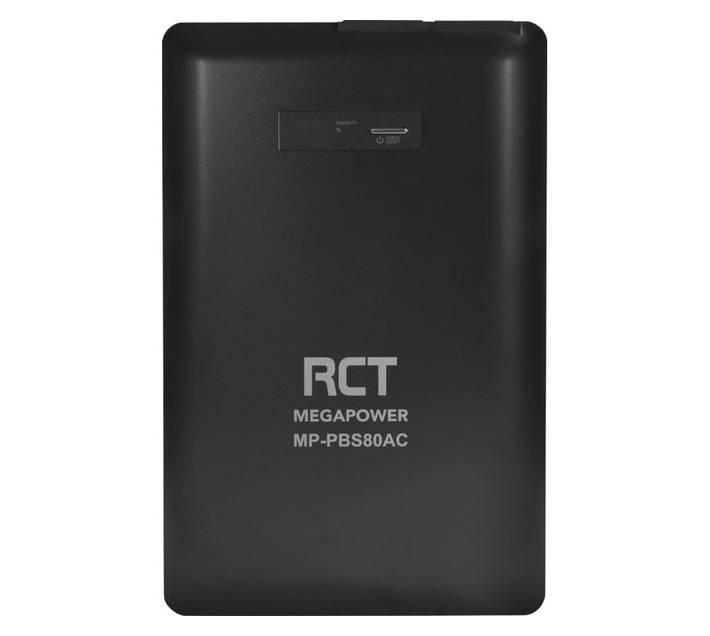 RCT Megapower Power Bank - Black (80000mAh)