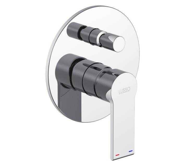 Lusso Liro Concealed Diverter Mixer - Chrome (150 x 60 x 150mm)