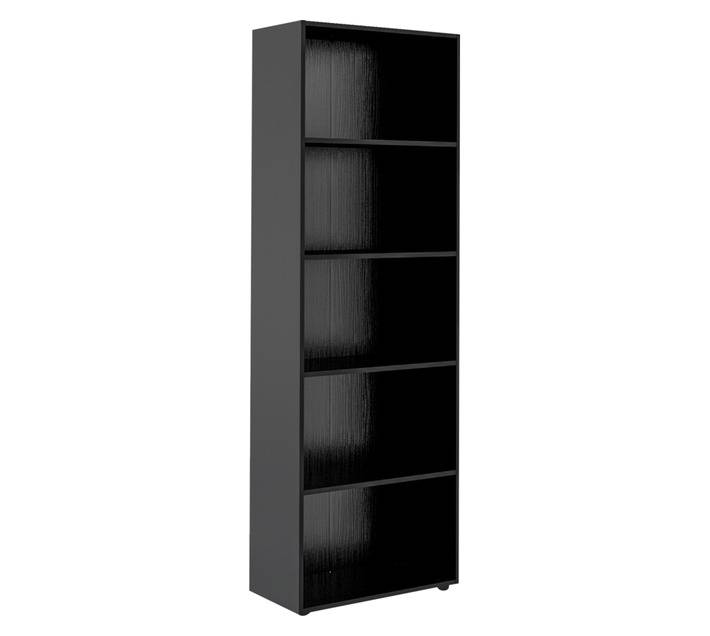 Click Furniture Multy Bookcase - Black (600 x 300 x 1800mm)