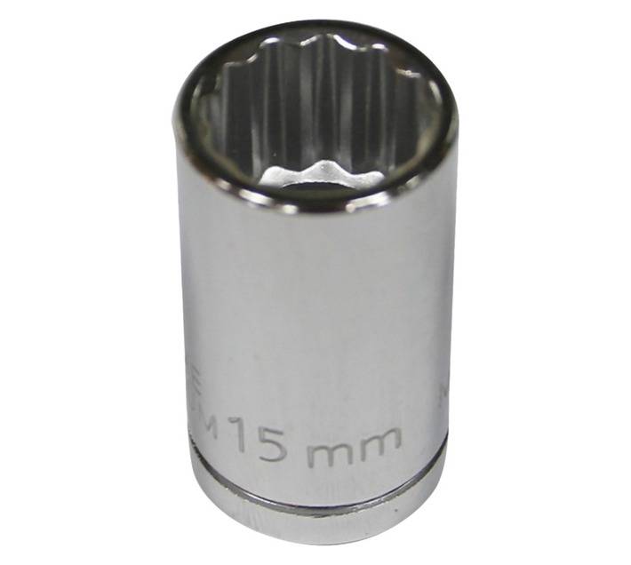 Mastercraft Â½" Drive Socket (15mm) 12 Point