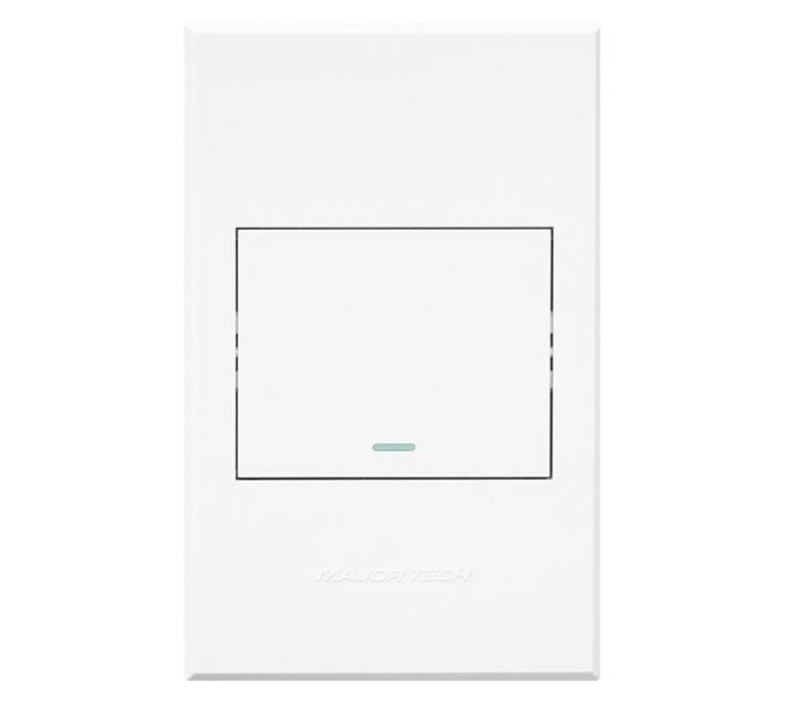 Veti 3 Series 1 Lever 2 Way Switch - White (100 x 50mm)