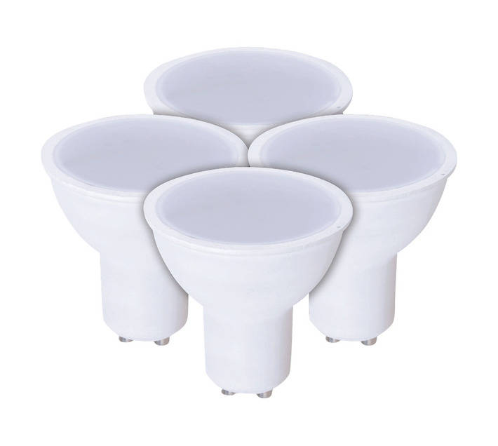 Elecstor 4 x GU10 Rechargeable LED Downlighters - Cool White (5W)