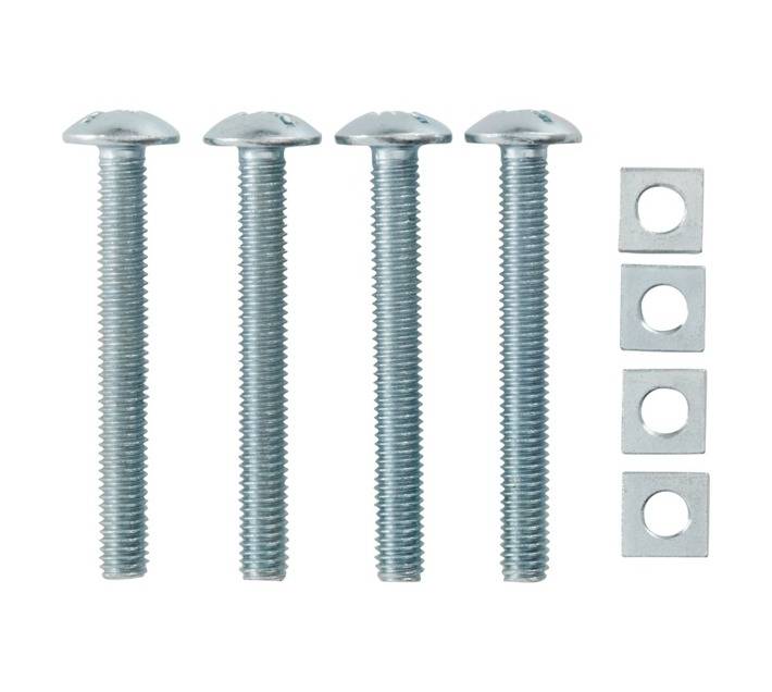 Eureka 6 x 50mm Gutter Bolt and Nut (4 Pack)