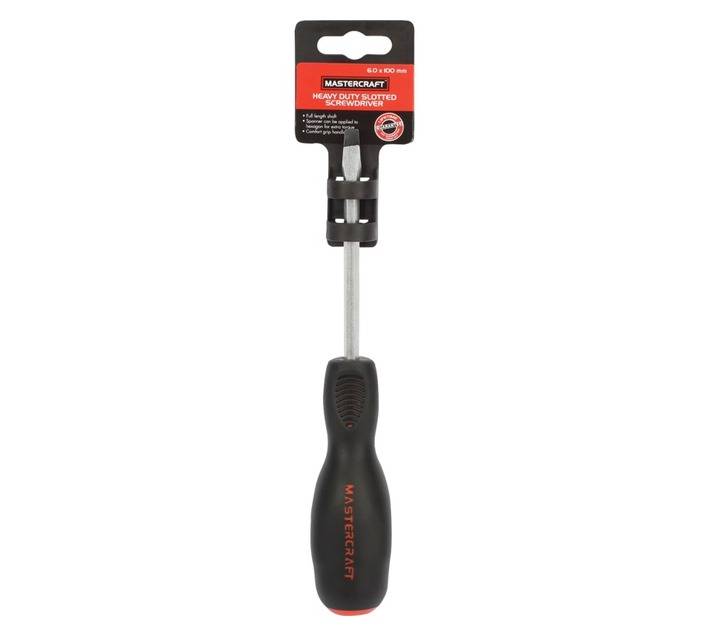 Mastercraft GSSD0014 Heavy Duty Slotted Impact Screwdriver (6 x 100mm)