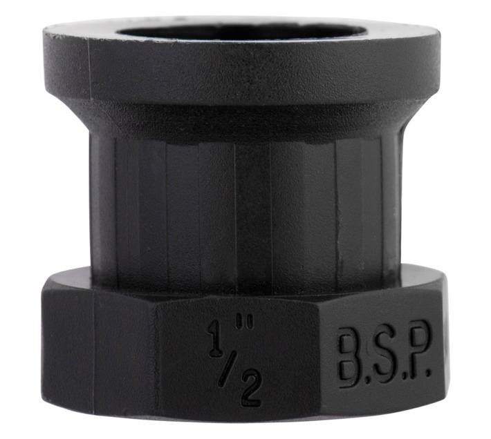 Emjay Female Treaded End Plugs - Black (15mm)