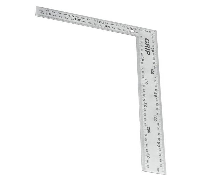 Grip GS7652 Carpenters Square Ruler (200 x 300mm)