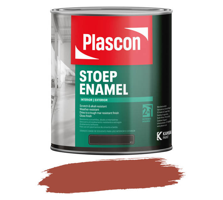 Plascon Stoep Enamel - Terracotta (1L)