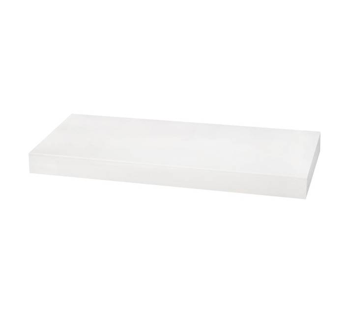 FLOATING SHELF 295X195X30MM WHT
