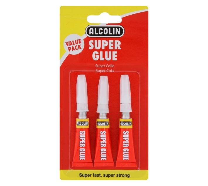 Alcolin 3 x Super Glue (3g)