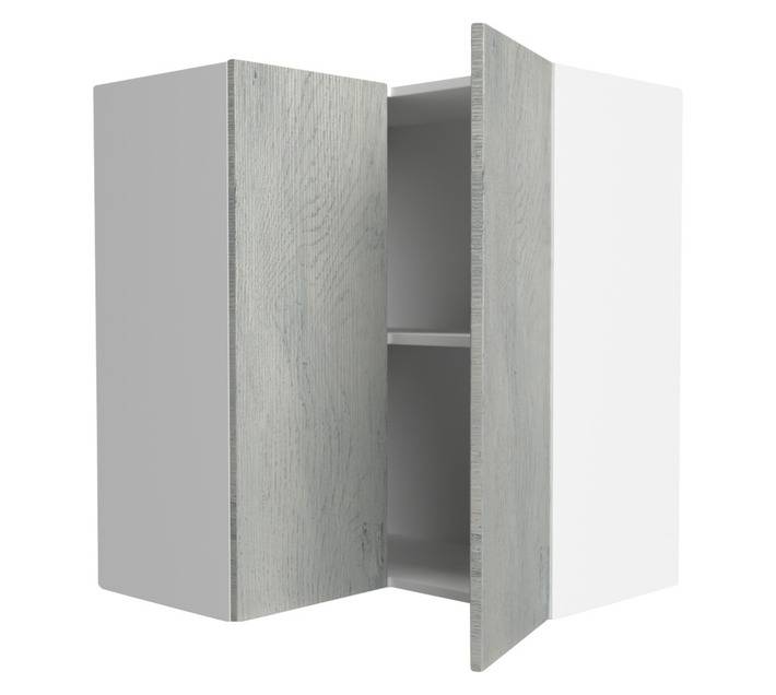 Home and Kitchen Melamine Top Corner Cabinet Unit - Lockeport (600 x 300 x 720mm)