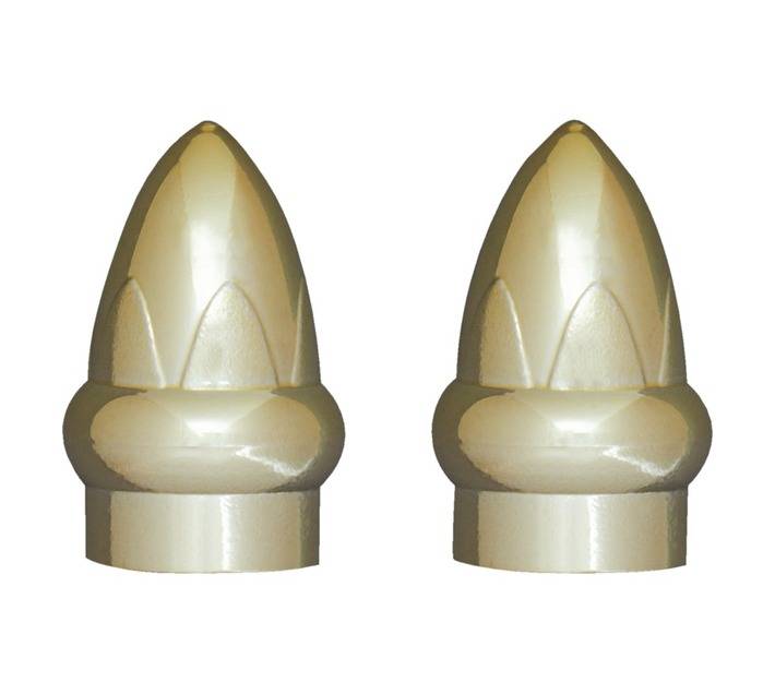 Finial Acorn - Brass (16mm) 2 Pack