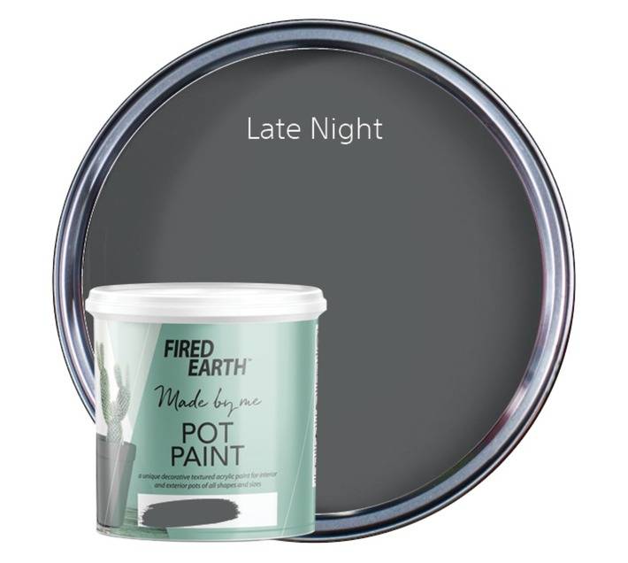 Fired Earth Pot Paint - Late Night (1L)
