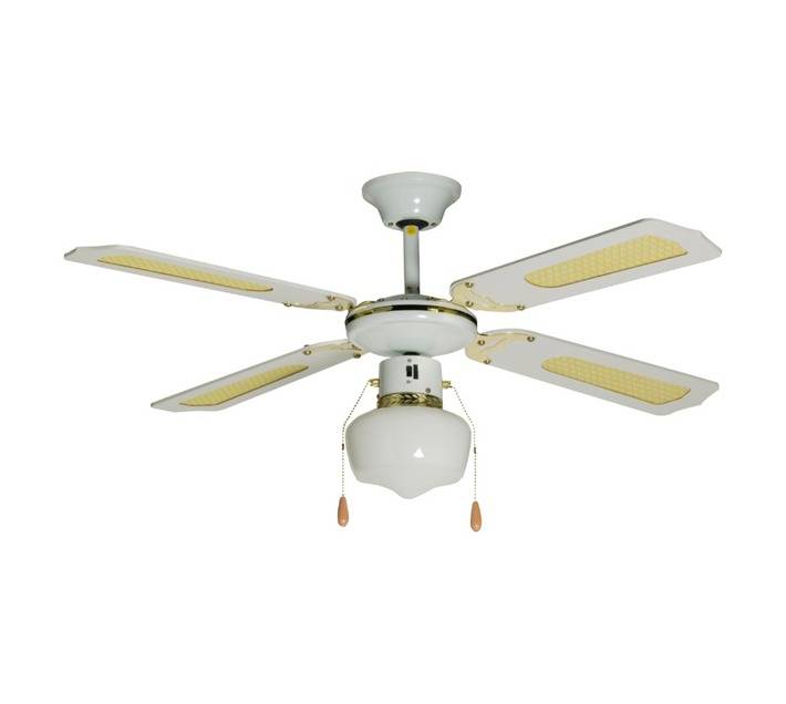 Ideal 42099A 1 Light Ceiling Fan - White (1050mm)