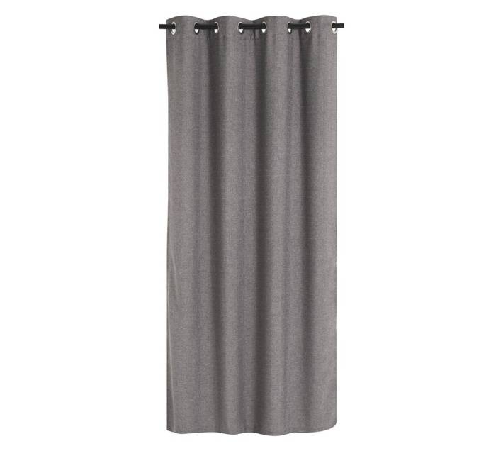 Design House Sublime Eyelet Curtain - Antique Silver (2300 x 2500mm)
