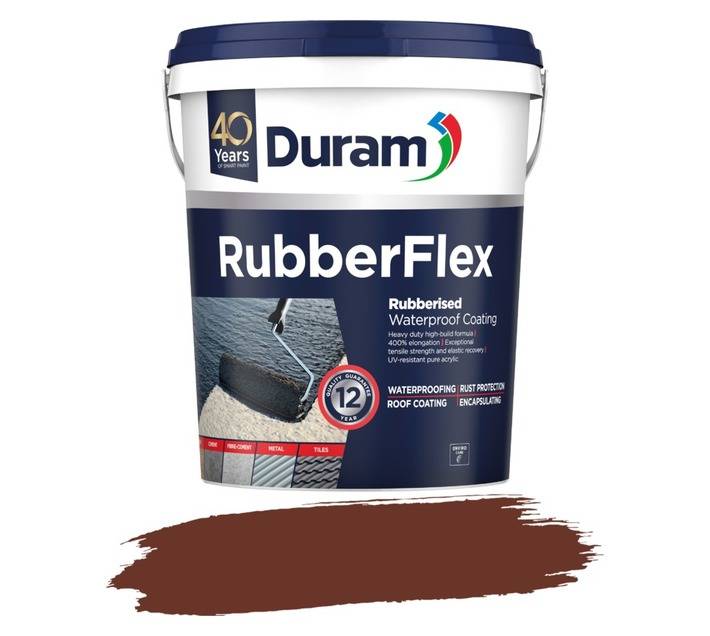Duram Rubberflex Waterproofing - Red (20L)