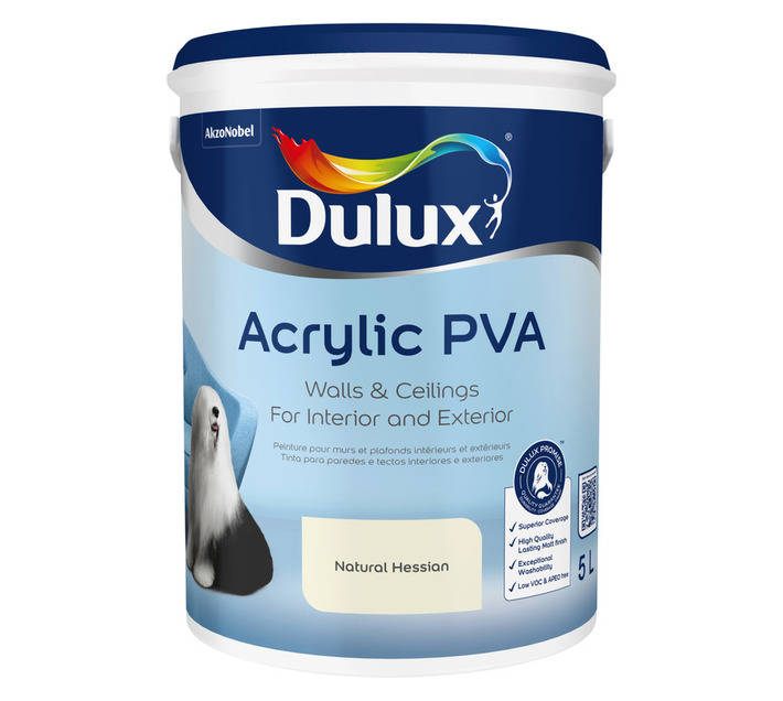 Dulux Acrylic PVA - Natural Hessian (5L)