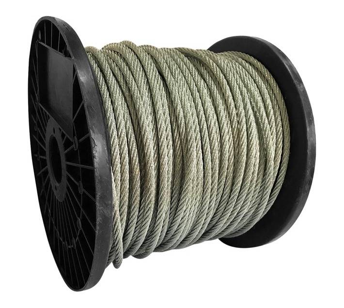 Krafft CH-WIRE3A Uncoated Wire Rope - Silver (Per Meter)