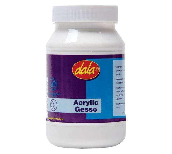 Dala Acrylic Gesso Primer - White (500ml)