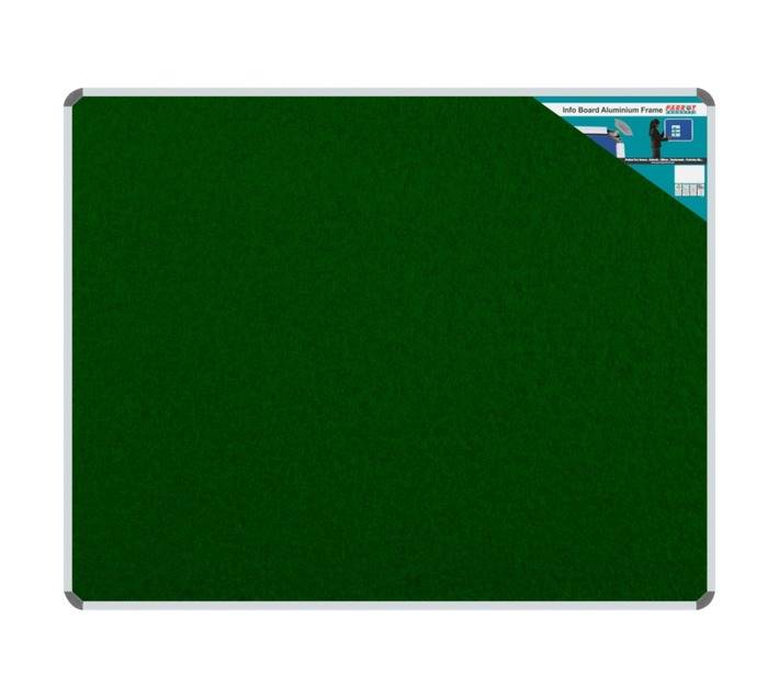 Parrot Products BD0748G Aluminium Frame Information Board - Green (1200 x 1000mm)