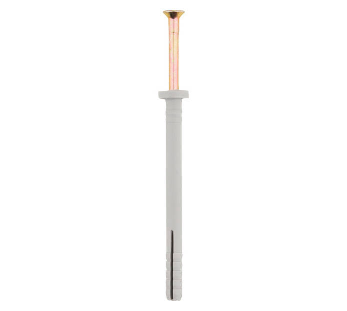 Safe Top 100 x Nylon Nail In Anchors (6 x 70mm)