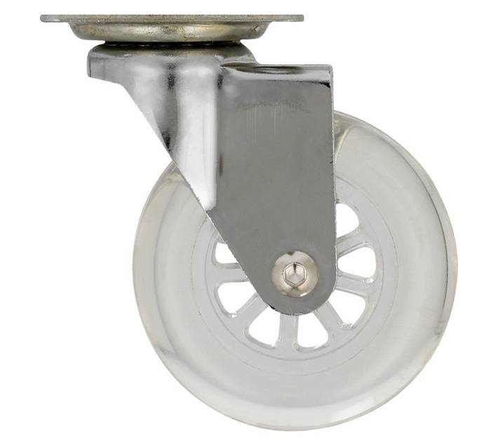 Hillaldam 870105 Transparent Plated Castor (75mm)