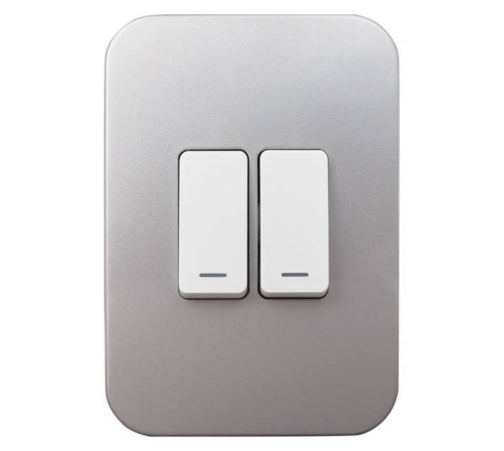 Veti Switch 2-Lever - White/Silver