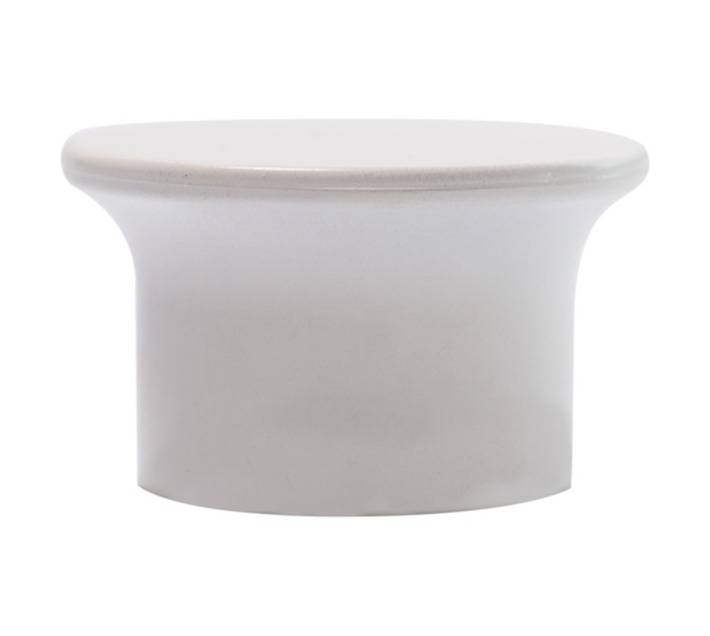 Designer Flat End Caps - White (110 x 34 x 165mm)