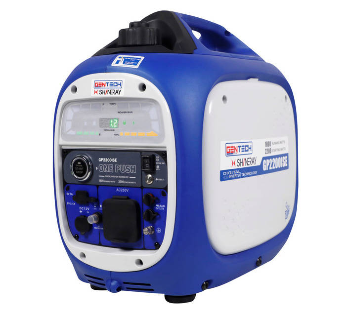 Gentech 2.2kVA Pure Sine Wave Inverter Generator - Blue/Black