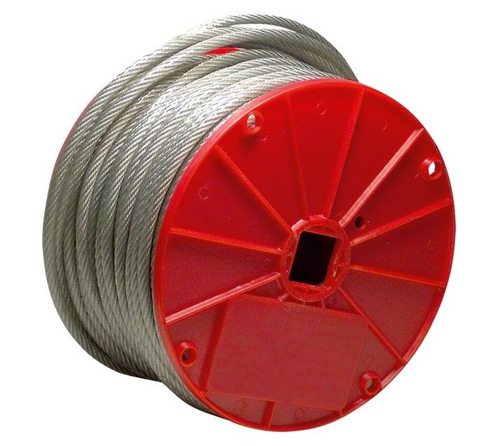 Krafft CH-WIRE6A PVC Wire Rope - Silver (Per Meter)