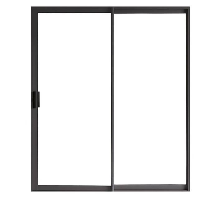 Kenzo Aluminium Sliding Door - Charcoal (1800 x 2100mm)