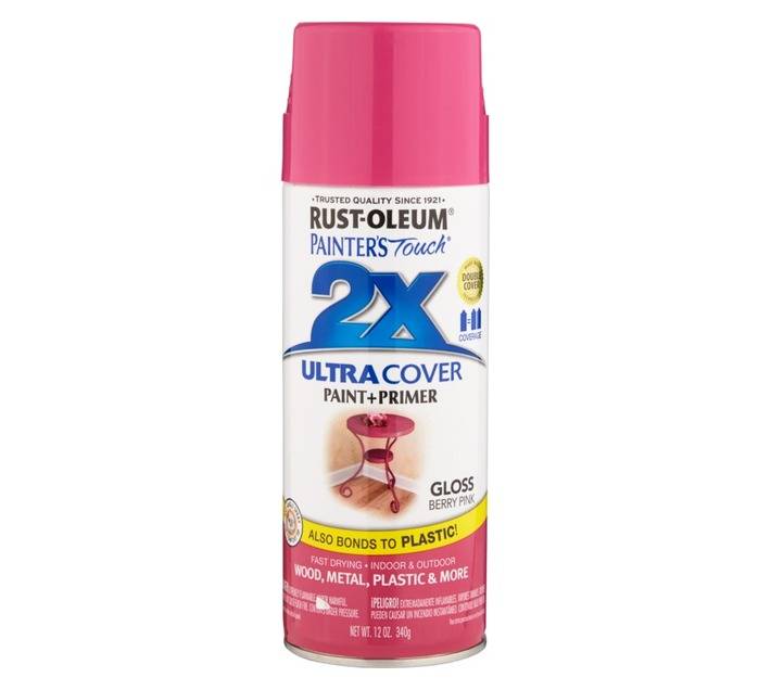 Rust-Oleum Spray Paint Touch 2X Ultra Cover - Gloss Berry Pink (340g)