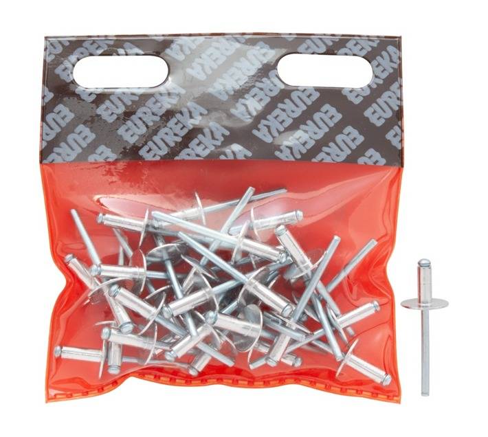 Eureka 30 x Large Aluminium Blind Rivets (4.8 x 12mm)