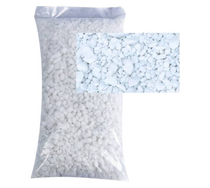 Medium Pebbles - Super White Crush (16kg)