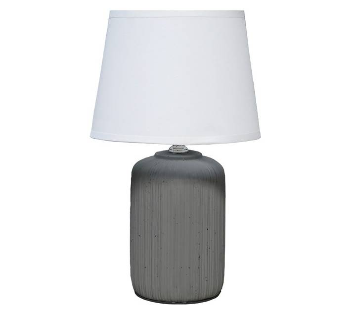 Design House Ceramic Table Lamp - Grey