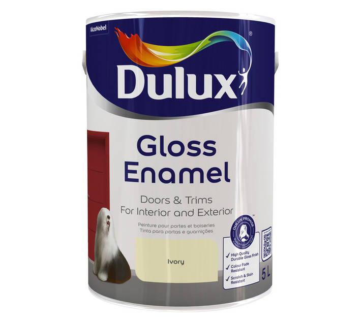 Dulux Gloss Enamel - Ivory (5L)