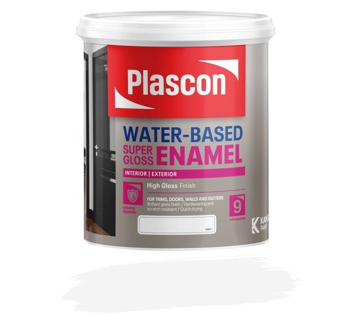 Plascon Water Based Super Gloss Enamel Deep Base (1L)