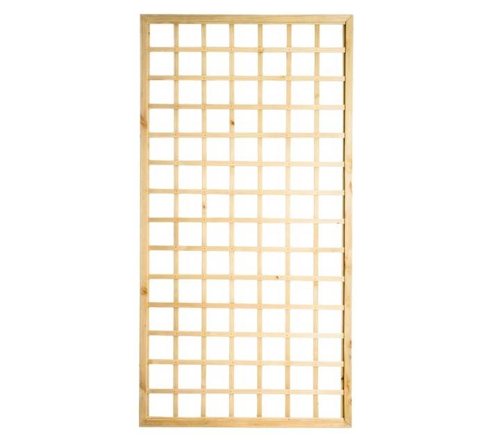 First Dutch Brands 96mm Square Trellis - Natural (930 x 1800mm)