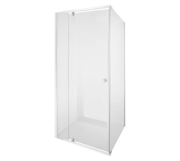 Aqua D'Or Alpine Pivot Shower Door - Chrome (880 x 880 x 1850mm)