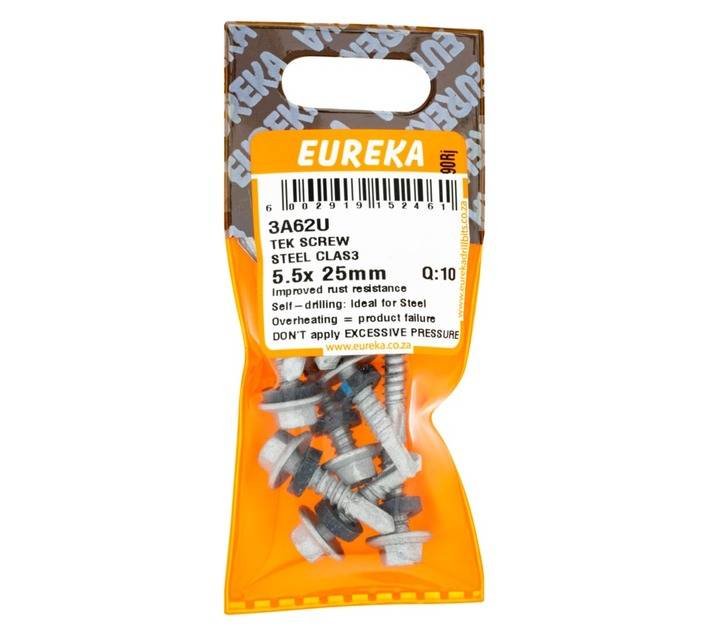 Eureka 10 x CLS4 Tek Screws (25 x 5.5mm)