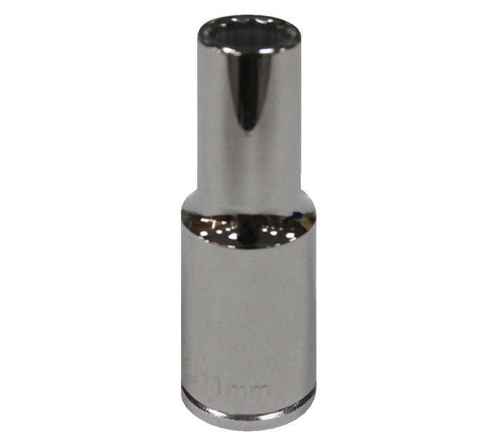 Mastercraft D/Wall Socket 1/2 Inch Dr 12 Pt - Chrome (11mm)