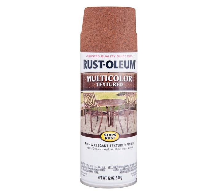 Rust-Oleum Spray Paint Stops Rust Textured Metal - Rustic Umber (340g)